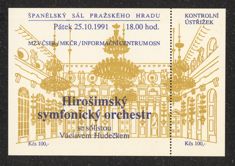 Jiří Rathouský - Hirošimský symfonický orchestr se sólistou Václavem Hudečkem 25.10.1991