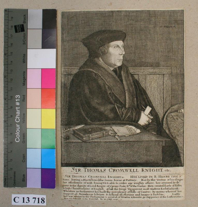 Václav (Wenceslaus) Hollar - Sir  Thomas  Cromwell  Knight