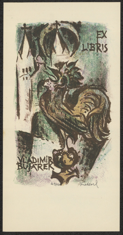 Bohuslav Knobloch - Ex libris Vladimír Bujárek