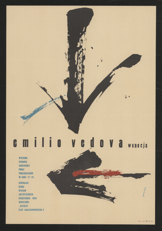 Waldemar Swierzy - Emilio Vedova, Benátky, Varšava Zachęta