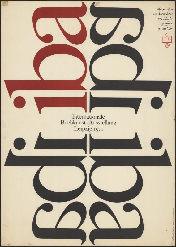 Gert Wunderlich - Internationale Buchkunst - Ausstellung Leipzig 1971