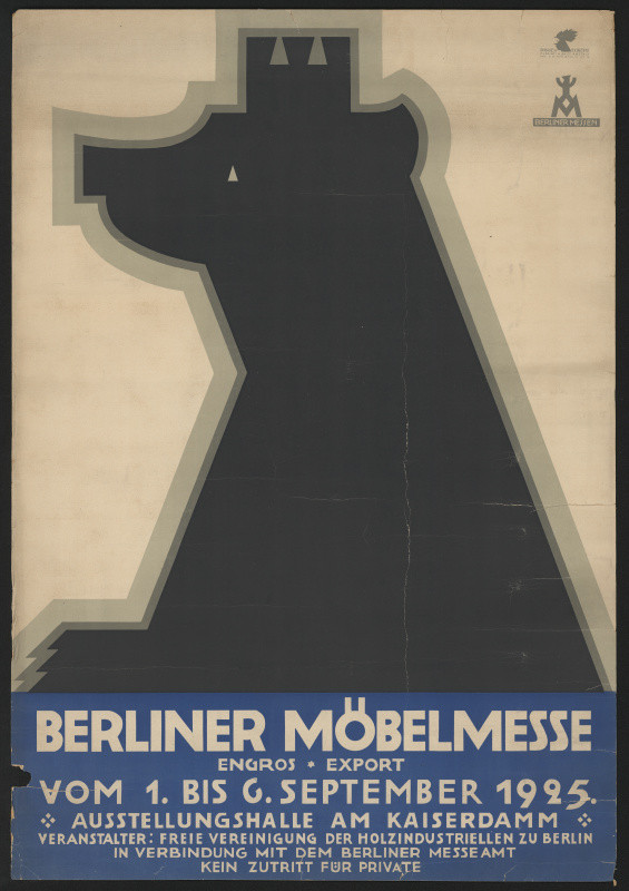 Dinse & Eckert - Berliner Möbel-Messe 1 bis 6. Sept. 1925