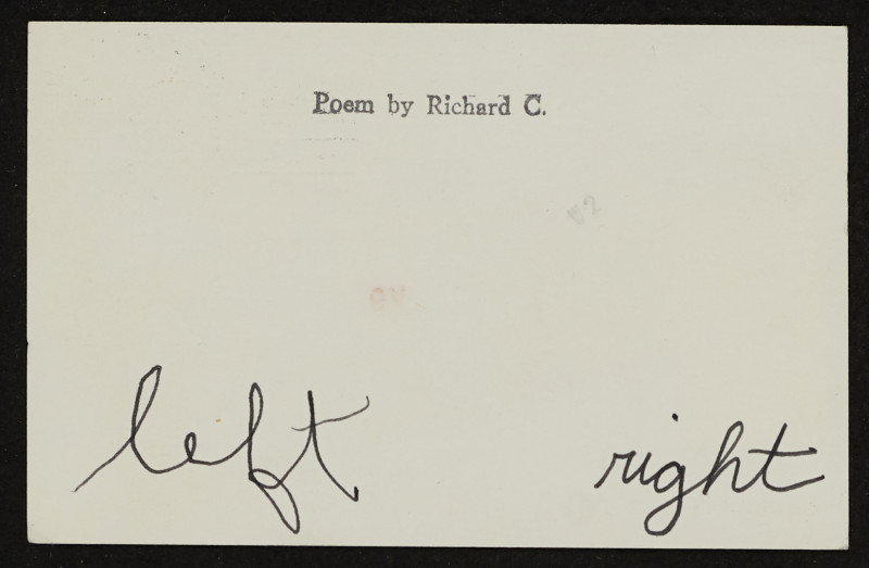 Richard C. - Poem by Richard C.