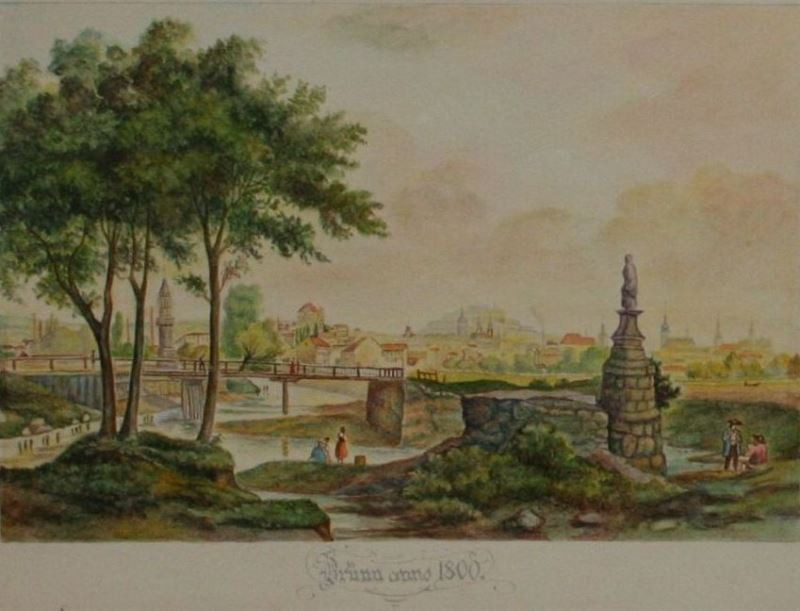 neznámý - Brünn anno 1800 - Pohled na město