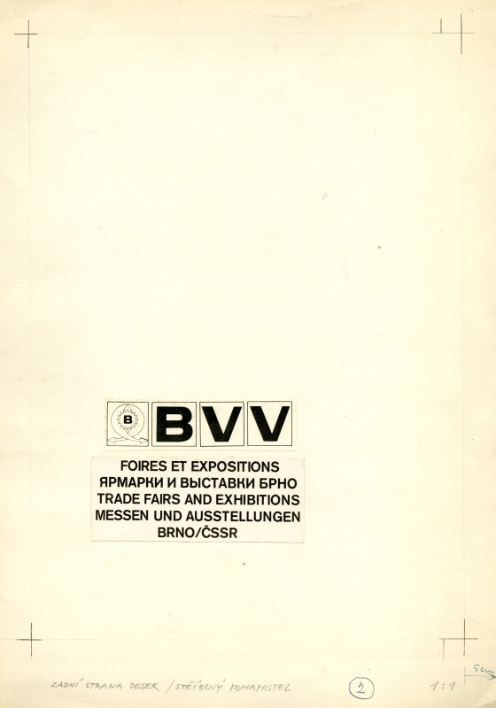 Jan Rajlich st. - Zadní strana desek BVV - tiskové podklady