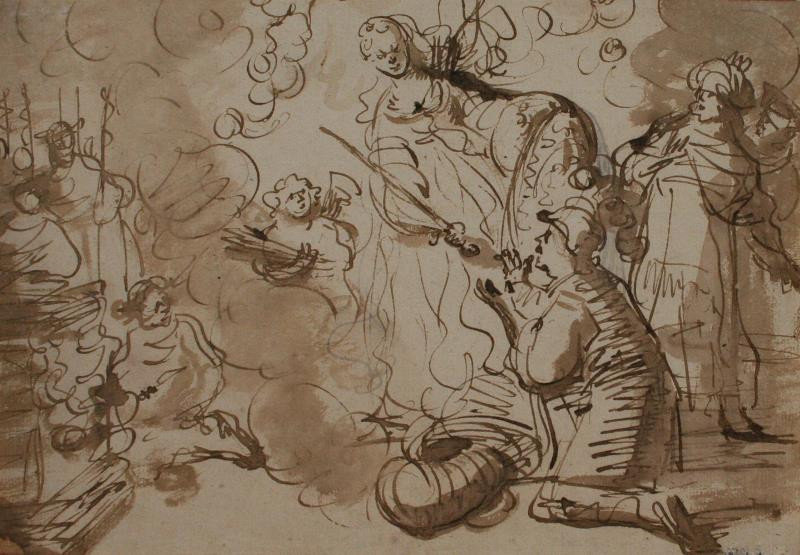 Rembrandt van Rijn - Mythologická scéna