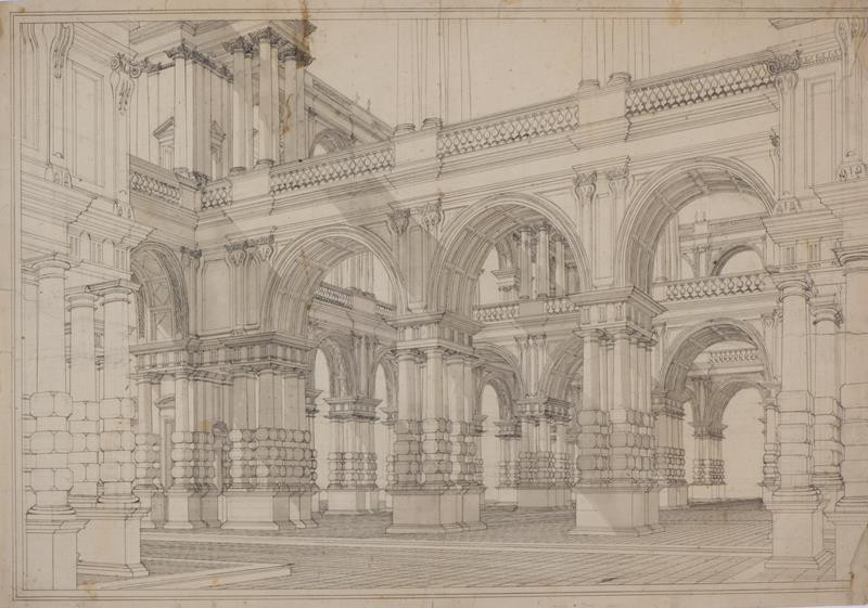 Giuseppe Galli Bibiena - podle - Studie architektury