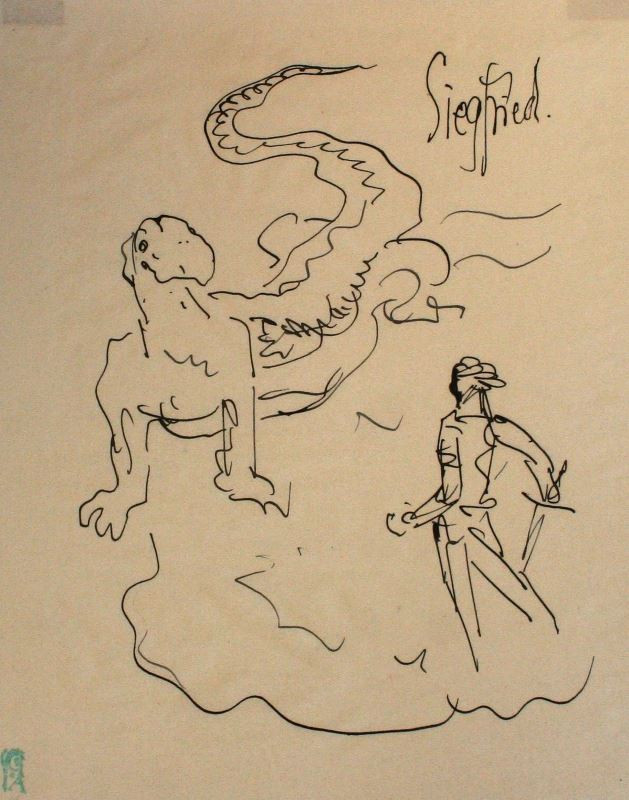 Jan Konůpek - Siegfried s drakem