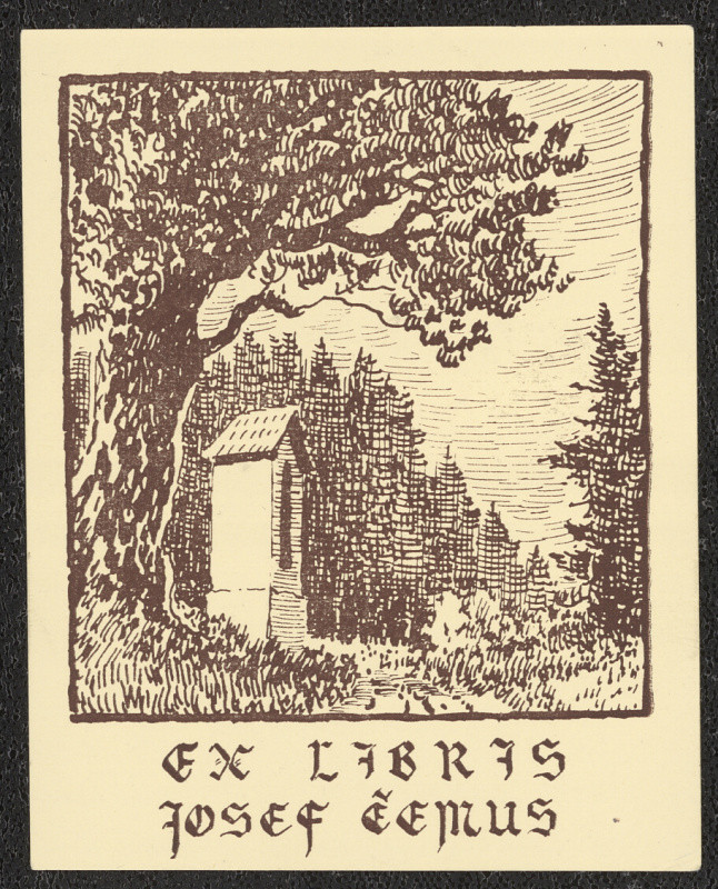 Z. Čermák - Ex libris Josef Čemus