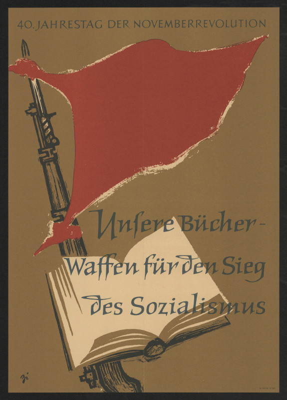 neznámý - 40. Jahrestag der Novemberrevolution, Unsere Bücher - Waffen für den Lieg des Socialismus