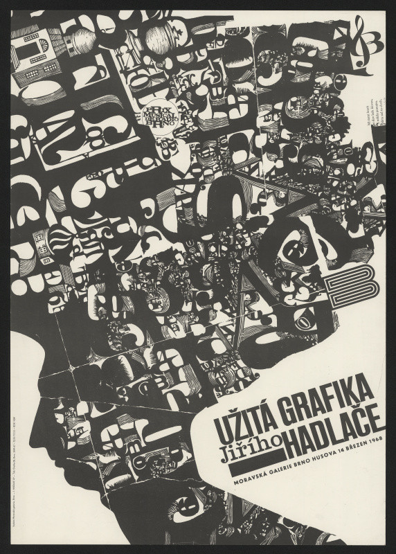Jiří Hadlač - Užitá grafika Jiřího Hadlače Moravská galerie Brno, březen 1968