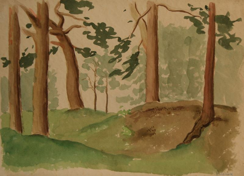 Mikuláš Galanda - Krajina se stromy