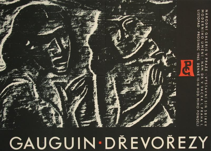 neurčený autor - NG Praha,Gauguin dřevorezy