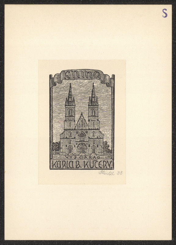 Stöchl - exlibris Kniha Karla B. Kučery