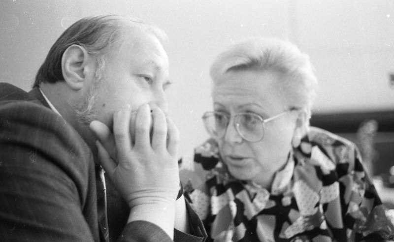 Dagmar Hochová - Poslanci České národní rady Josef Hejsek a Eva Kalousová, jaro 1991