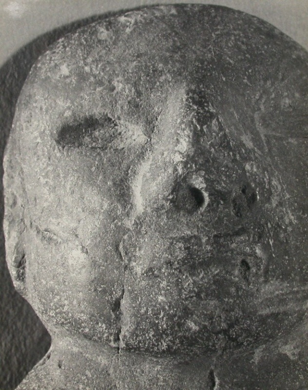 Jan Svoboda - Bez názvu (Plastika, detail hlavy, Mexiko), z cyklu Pojednání o plastice / Untitled, from the Essays on Sculpture cycle
