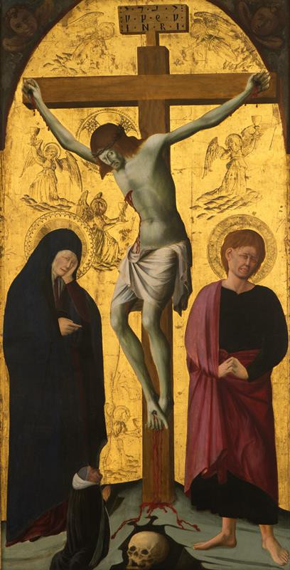 Mistr triptychu z roku 1454 - Ukřižování