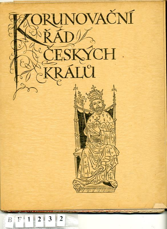 Václav Pour, neurčený autor, Oldřich Menhart, Průmyslová tiskárna - Korunovační řád českých králů