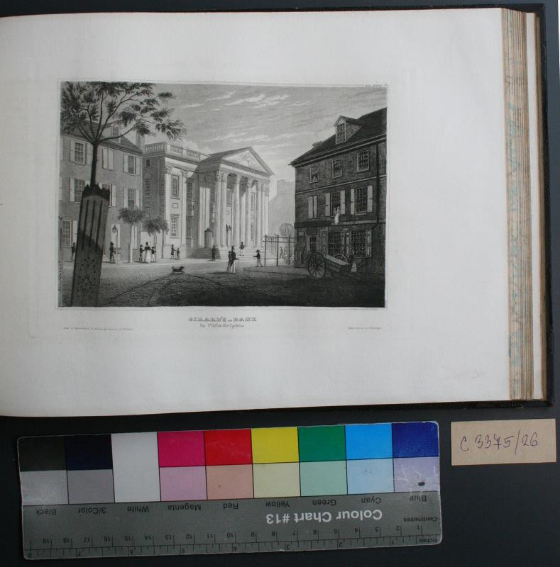 neznámý rytec - Girard´s Banks in Philadelphia. in Meyer´s Universum...