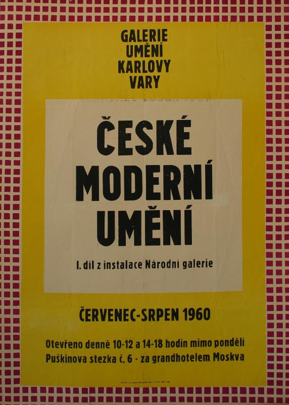 neurčený autor - České moderní umění, Galerie umění K. Vary