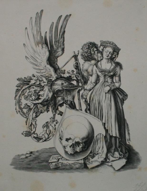 Pierre-Guillaume Metzmacher - Znak s lebkou (podle Dürera 1503)