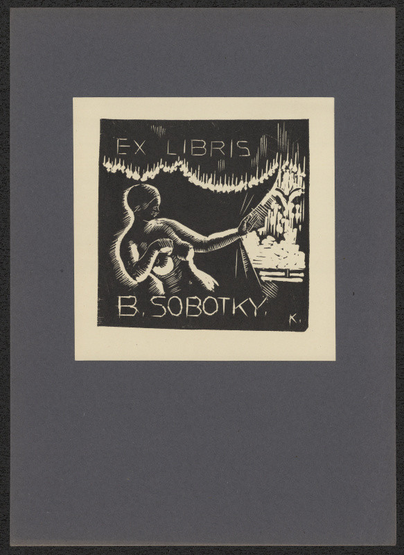 Josef (Joža) Koudelka - Ex libris B. Sobotky