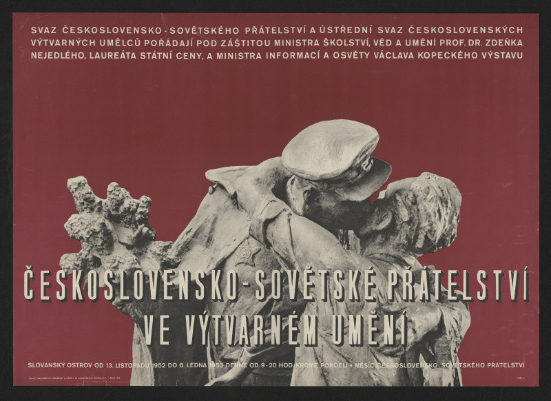neznámý - Československo. - sovětské přátelství ve výtvarném umění