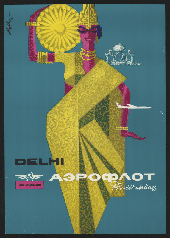 neznámý - AEROFLOT Soviet Airlines Delhi