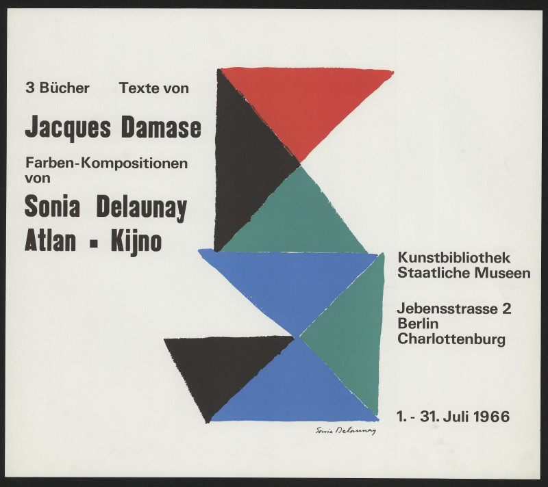 neznámý - Jacques Damase / Sonia Delaunay /Atlan / Kijno