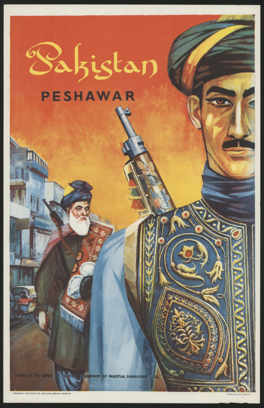 neznámý - Pakistan Peshavar Issued by the Depit of Tourism Government of Pakistan