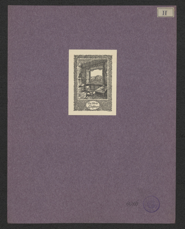 J. Zlabides(?) - Exlibris Lichtner