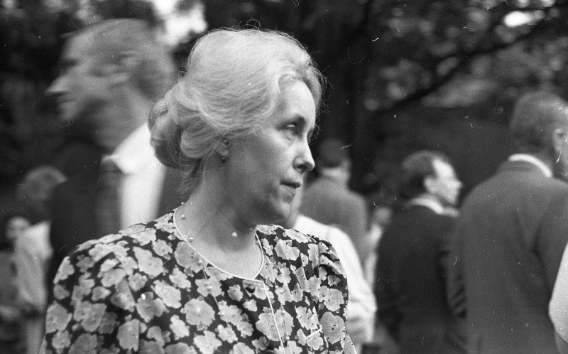 Dagmar Hochová - Recepce na francouzském velvyslanectví v Praze, 14. 7. 1991