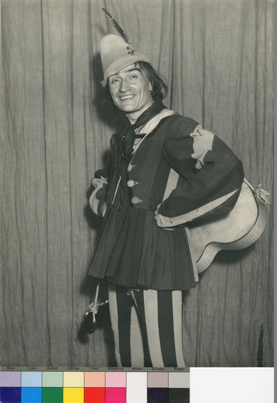 Antonín Johann - Karel Hašler v kostýmu Krysaře