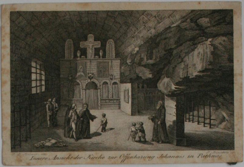 Jean-Baptiste Hilair - Innere Ansicht der Kirche zur offen barung Johannis Pathneos