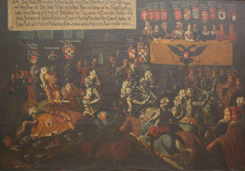 neznámý malíř rakouský - Turnaj ve Vídni v roce 1515