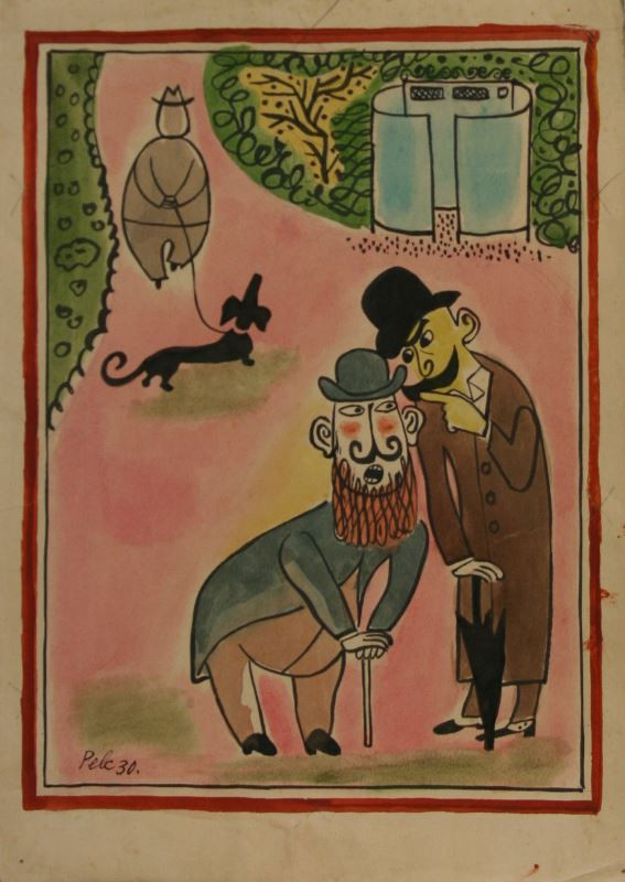 Antonín Pelc - Satirická kresba