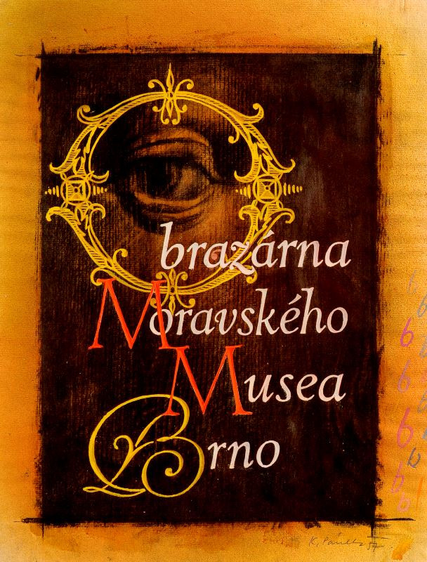 Karel Pánek - Návrh na plakát pro obrazárnu Moravského muzea