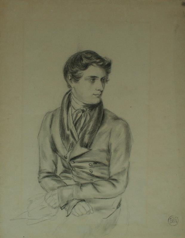 Josef Emanuel Teltscher - Mužský portrét