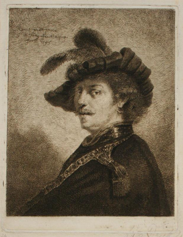 Johannes Pieter de Frey - Podobizna Rembrandta jako důstojníka