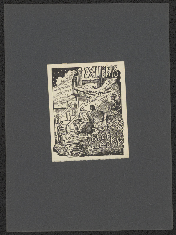 Jan Konůpek - Exlibris Josef Hladký