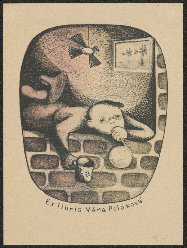 Jaroslav Lukavský - Ex libris Věra Poláková