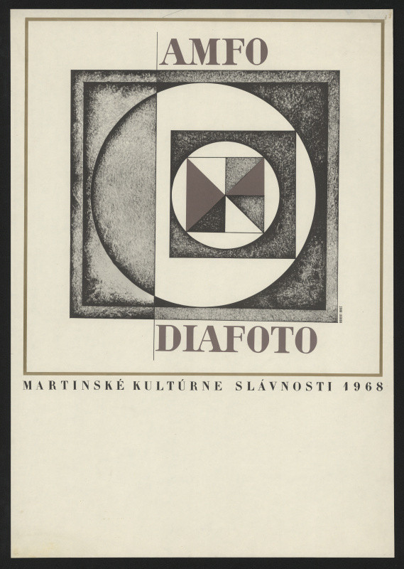 Robert Brož - AMFO / DIAFOTO Martinské kultúrne slavnosti 1968