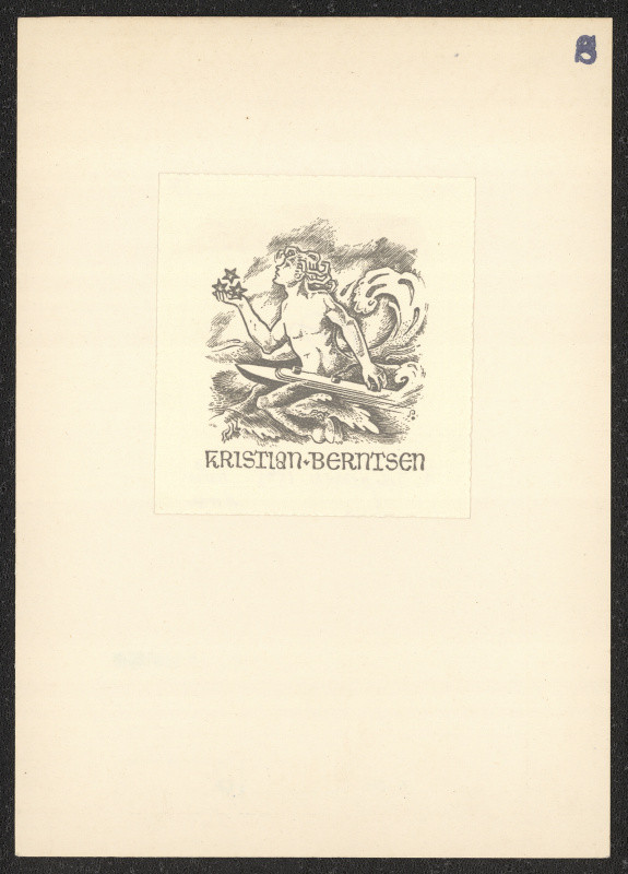 Henry Seljaerven - Ex libris Kristian Bernstsen