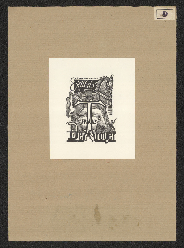 Lucien de Jaegher - Ex libris Frans de Troyer