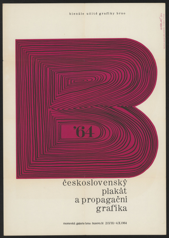 Jiří Hadlač - Bienále, českoslovernský plakát a propagační grafika 1964