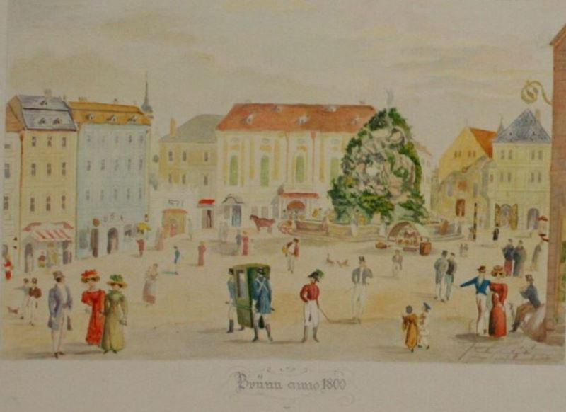 neznámý - Brünn anno 1800 - Zelný trh