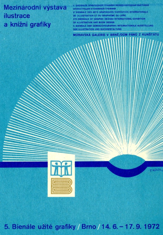 Jan Rajlich st. - Mezinárodní výstava ilustrace a knižní grafiky. 5. Bienále užité grafiky Brno 1972
