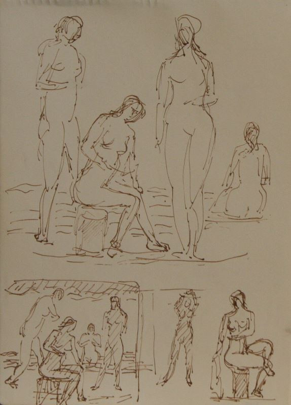 Josef Kubíček - Ženy při koupeli