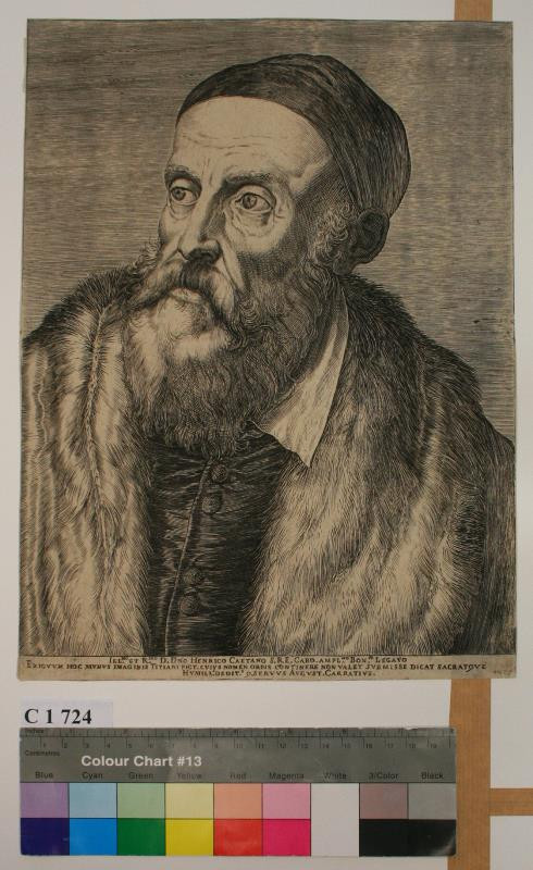 Agostino Carracci - Podobizna  Tizianova