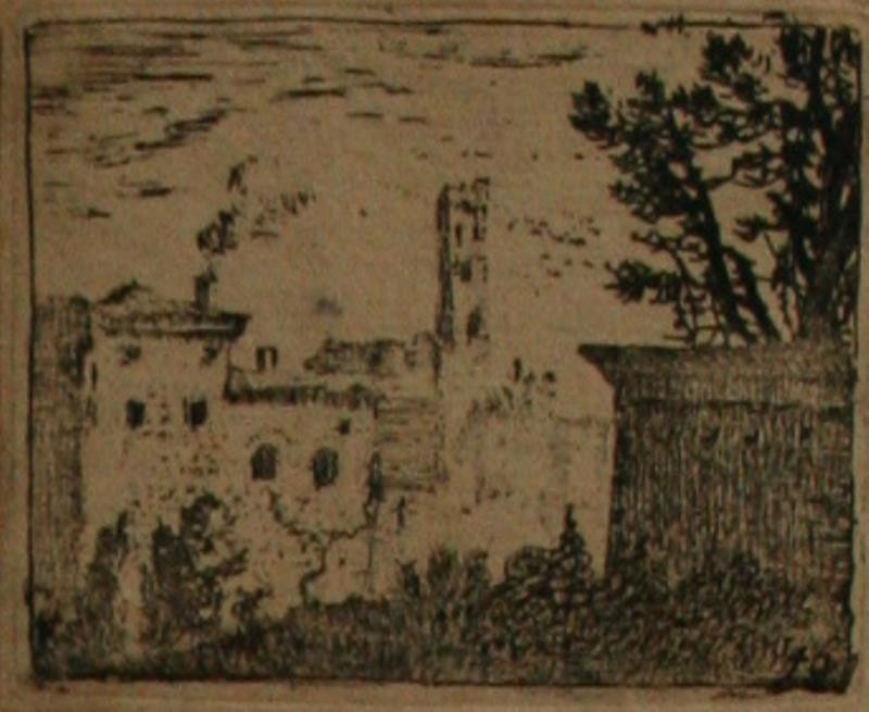 Karel Dujardin - Palác s věží